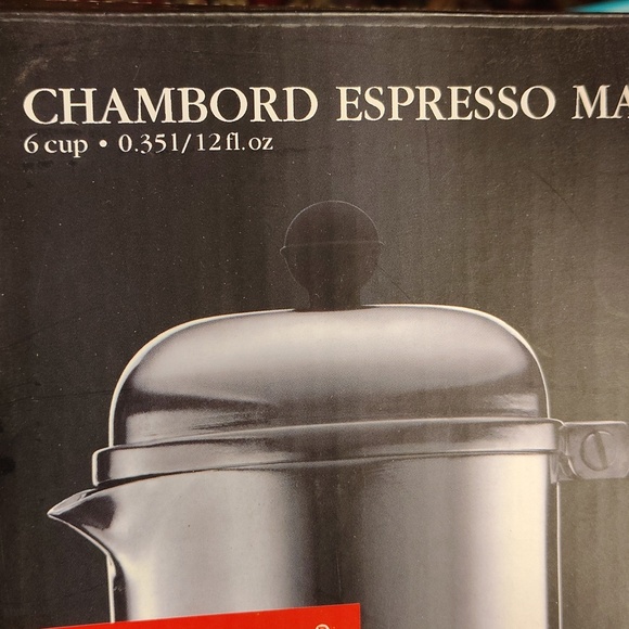 Bodum Chrome Stovetop Expresso Maker - Picture 3 of 3